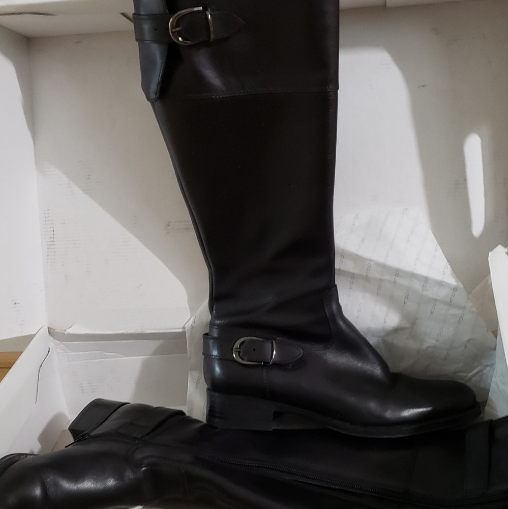 Women's 7.5 Black Aldo Borth Boots - Picture 5 of 6